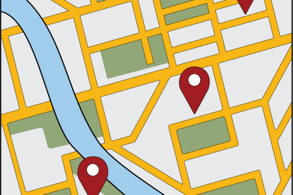 local map illistration