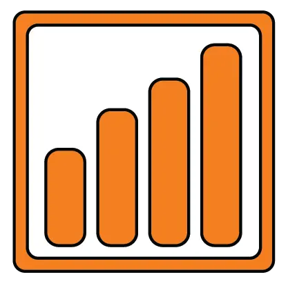 digital marketing reporting icon